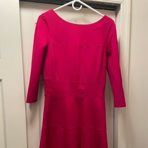 Banana Republic Fuchsia Long Sleeve Dress